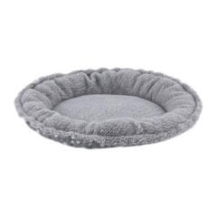 Pet Comfort Sunflower Çift Taraflı Peluş Kedi ve Köpek Yatağı Gri 85 Cm