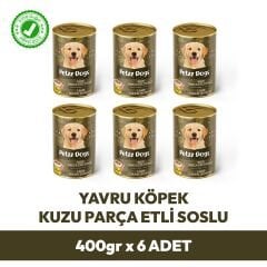 PetzzDogs Kuzu Etli Yavru Köpek Konservesi 400 Gr 1 Adet