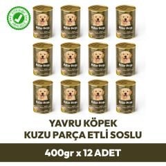 PetzzDogs Kuzu Etli Yavru Köpek Konservesi