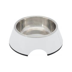 Trixie Kedi ve Köpek Mama ve Su Kabı Melamin ve Çelik Beyaz 0.2 Lt