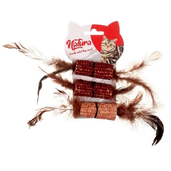 Natura Ptc-002 Tüylü Kedi Diş Kaşıma Oyuncagı