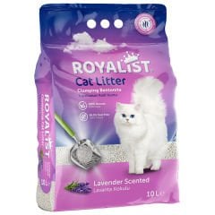 Royalist Süper Topaklanan Lavanta Kokulu Doğal Kedi Kumu 10 Lt