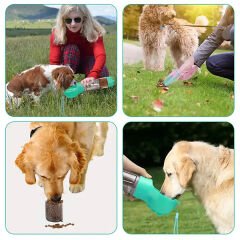 Kabı İlaveli Kedi ve Köpek Seyahat Suluğu 300 Ml