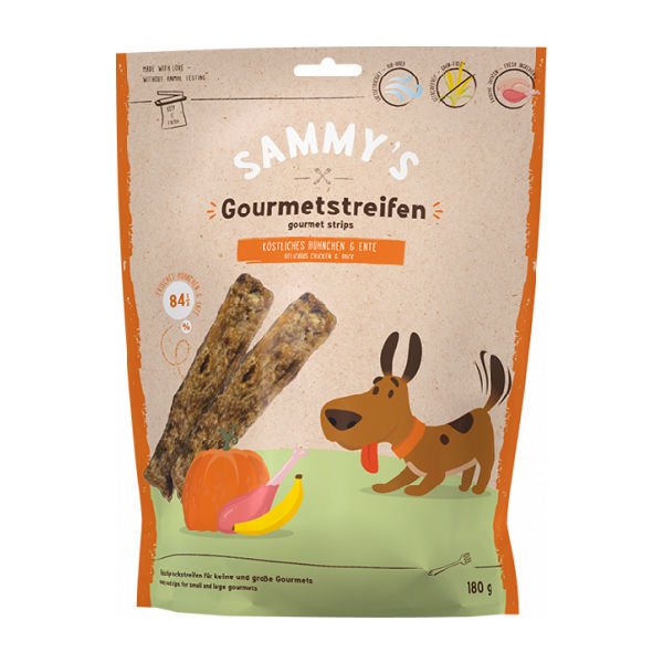 Sammy's Gourmet Tavuk ve Ördekli Köpek Ödül Maması 180 Gr