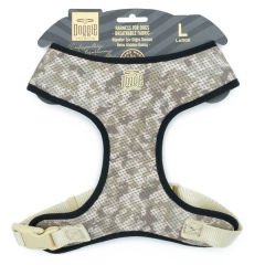 Doggie Havalı Dokuma Büyük Irk Köpek Göğüs Tasması Large Kamuflaj 2x45-55 Cm