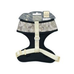 Doggie Havalı Dokuma Büyük Irk Köpek Göğüs Tasması Large Kamuflaj 2x45-55 Cm