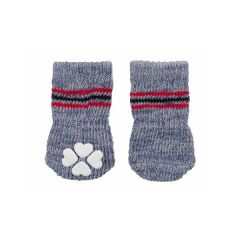 Trixie Köpek Çorabı Kaymaz 2 Adet Xxsmall/Xsmall Gri