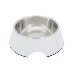 Trixie Kedi ve Köpek Mama ve Su Kabı Melamin ve Çelik Beyaz 0.8 Lt