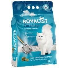 Royalist Süper Topaklanan Marsilya Sabun Kokulu Doğal Kedi Kumu 10 Lt