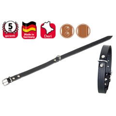 Karlie Deri Köpek Boyun Tasması Siyah 20 Mm 57 Cm