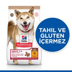 Hills Tahılsız Tavuklu Yetişkin Köpek Maması 2.5 Kg