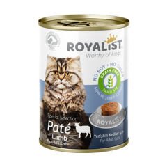 Royalist Tahılsız Kuzulu Ezme Yetişkin Konserve Kedi Maması 400 Gr