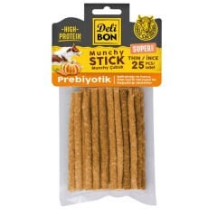 Delibon Süper Munchy Çubuk Prebiyotik Köpek Çiğneme Kemiği İnce 25 Adet