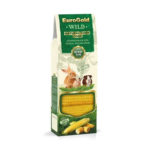 Euro Gold Wild Kemirgenler için Doğal Mısır 2 Adet