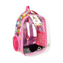 Petzz Astronot Kedi ve Köpek Taşıma Çantası Pembe 25x30x45 Cm