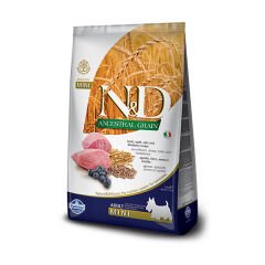 N&D Düşük Tahıllı Kuzu Etli Küçük Irk Yetişkin Köpek Maması 7 Kg