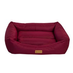 Dubex Gelato Dikdörtgen Köpek ve Kedi Yatağı Bordo Large 60x78x22 Cm