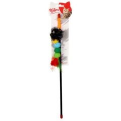 Natura Ptc-021 Peluş Tırtıl Kedi Olta Oyuncağı 45 Cm