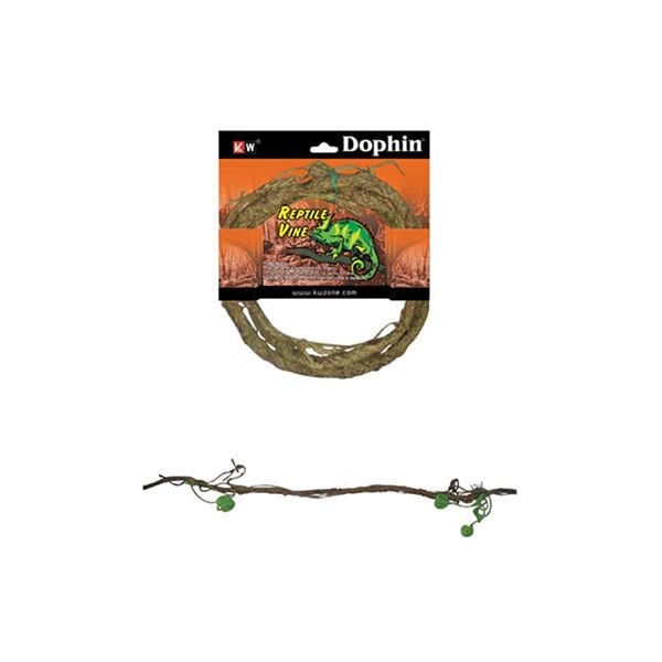 Dophin Terrarium için Sarmaşık Dalı iguana Aksesuarı Small