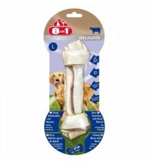 8in1 Delights Bones Biftekli Köpek Kemik Ödülü Large 85 Gr