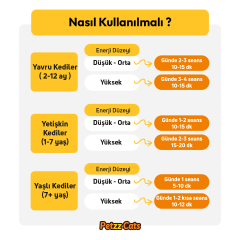 PetzzCats Kelebek Matatabi ve Çıngırak Sesli Kedi Oltası Oyuncağı Beyaz 42 Cm