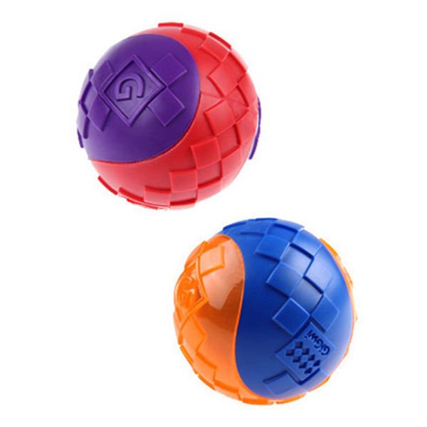 Gigwi Ball Sesli Sert Top Köpek Oyuncağı 2 Adet Medium