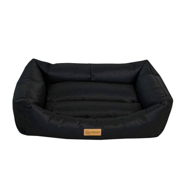 Dubex Gelato Dikdörtgen Köpek ve Kedi Yatağı Siyah Large 60x78x22 Cm
