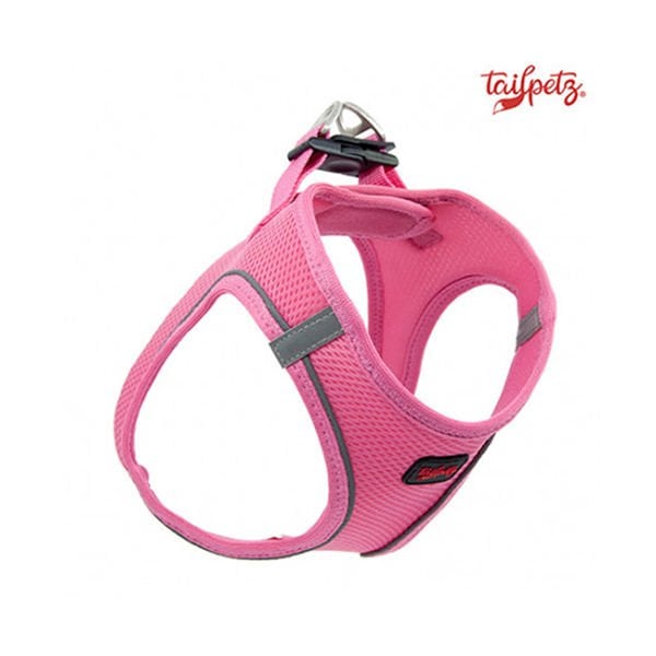 Tailpetz Air Mesh Köpek Göğüs Tasması (3XS) Pembe