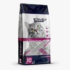 Ewox Bentonit Bebek Pudralı Topaklanan Kalın Taneli Kedi Kumu 10 Lt
