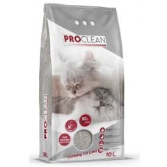 Proclean Naturel İnce Taneli Bentonit Topaklanan Kedi Kumu 10 Lt