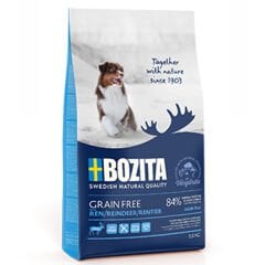 Bozita Tahılsız Ren Geyikli Yetişkin Köpek Maması 12.5 Kg
