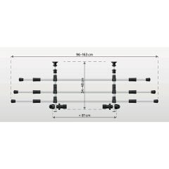 Trixie Köpek Alüminyum Bagaj Demiri 34-48x96-163 Cm