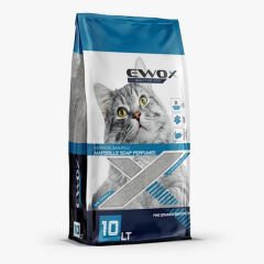 Ewox Bentonit Marsilya Sabunlu Topaklanan Kalın Taneli Kedi Kumu 10 Lt