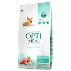 Optimeal Tüm Irklar için Hindi Etli Yavru Köpek Maması 12 Kg