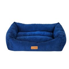 Dubex Cookie Dikdörtgen Köpek ve Kedi Yatağı Saks Mavi Large 60x78x22 Cm