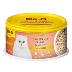 Meo Delite Tahılsız Sos İçinde Tavuk Etli Yetişkin Kedi Konservesi 80 Gr