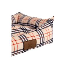 Peggy Largeady Krem Ekose Köpek Yatağı Xlarge 95x70x23 Cm