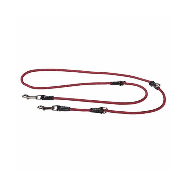Rogz Rope JachtLijn Durma Çekme Kontrollü Köpek Gezdirme Kayışı Kırmızı Large 1.2x180 Cm