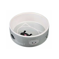 Trixie Seramik Kedi Mama ve Su Kabı Mimy 0.3 Lt 12 Cm