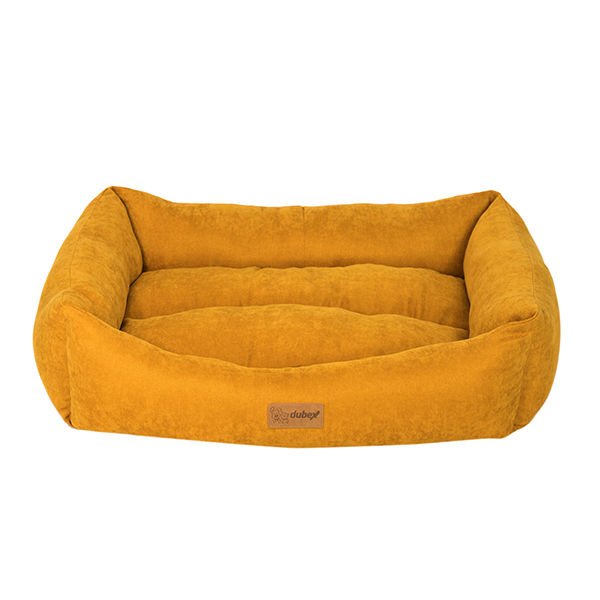 Dubex Cookie Dikdörtgen Köpek ve Kedi Yatağı Sarı Xlarge 70x95x22 Cm