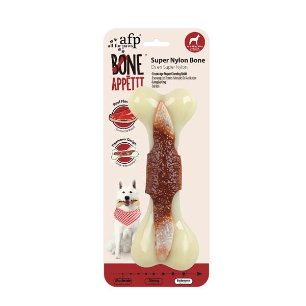 Afp Bone Appetit Super Nylon Bone Dana Aromalı Naylon Kemik Köpek Oyuncağı Small