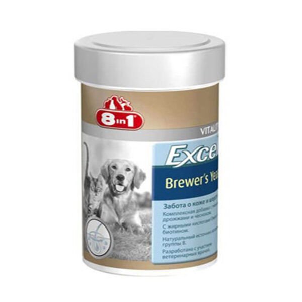 8 in 1 Excel Brewers Yeast Sarımsaklı Multivitamin Tablet 140 Adet