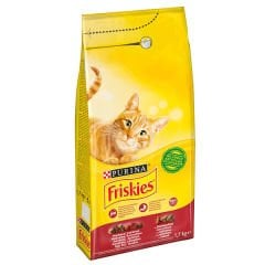 Friskies Adult Et Tavuk ve Sebzeli Yetişkin Kedi Maması 1.7 Kg