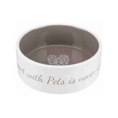 Trixie Kedi ve Köpek Seramik Mama Su Kabı Beyaz 0.80 Lt 16 Cm