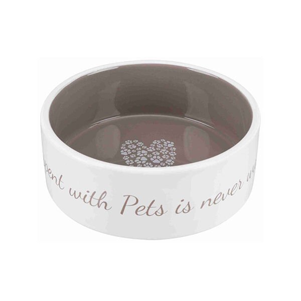 Trixie Kedi ve Köpek Seramik Mama Su Kabı Beyaz 0.80 Lt 16 Cm