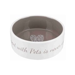 Trixie Kedi ve Köpek Seramik Mama Su Kabı Beyaz 0.80 Lt 16 Cm