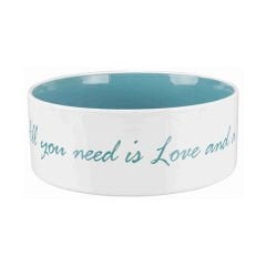 Trixie Love Kedi ve Köpek Seramik Mama Su Kabı 1.40 Lt 20 Cm