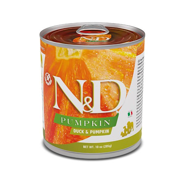 N&D Pumpkin Ördekli ve Balkabaklı Mini Irk Konserve Yaş Köpek Maması 285 Gr