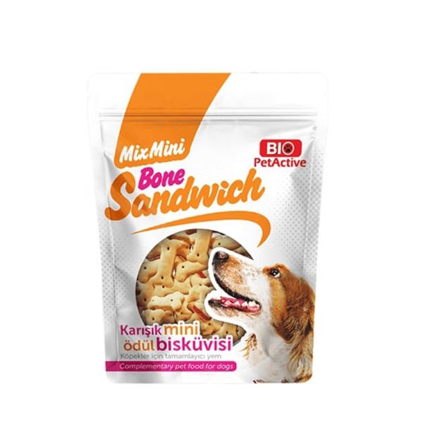 Pet Active Karışık Mini Köpek Ödül Bisküvisi 200 Gr
