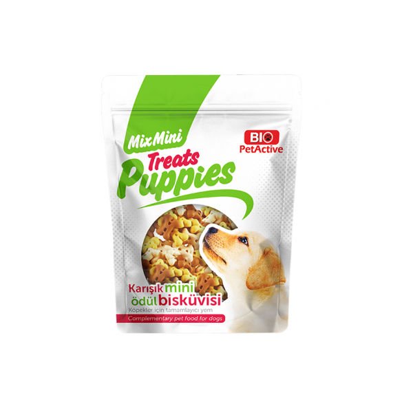 Pet Active Karışık Mini Yavru Köpek Ödül Bisküvisi 200 Gr